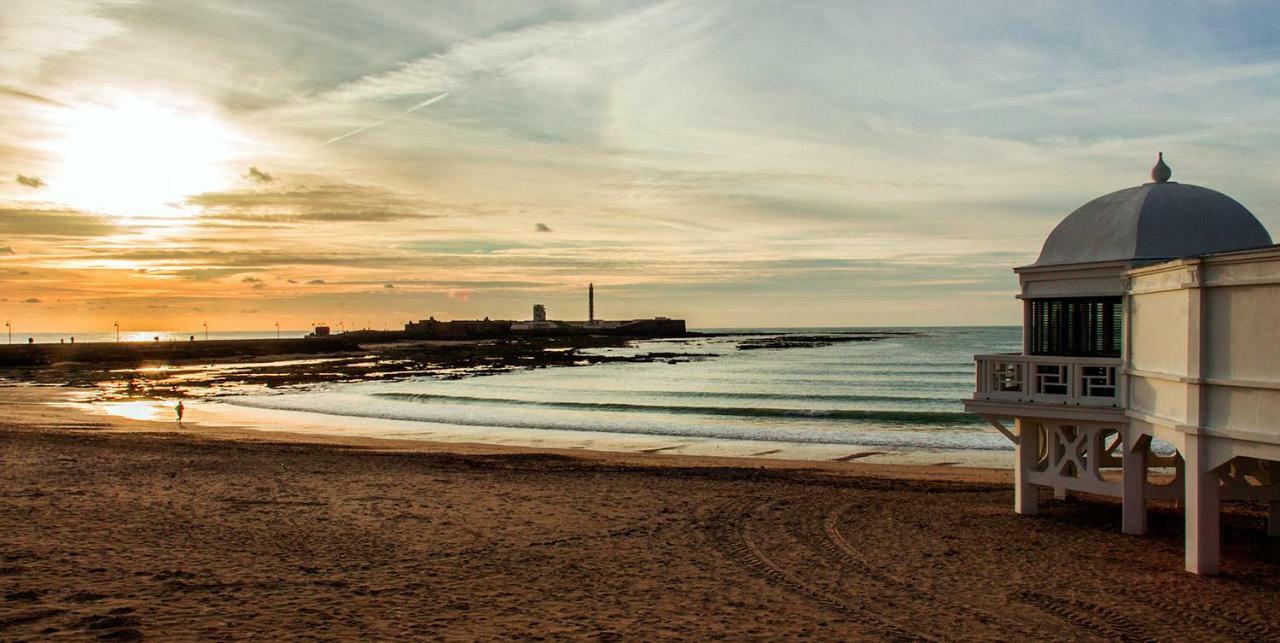 Caleta Beach Cadiz Exterior photo