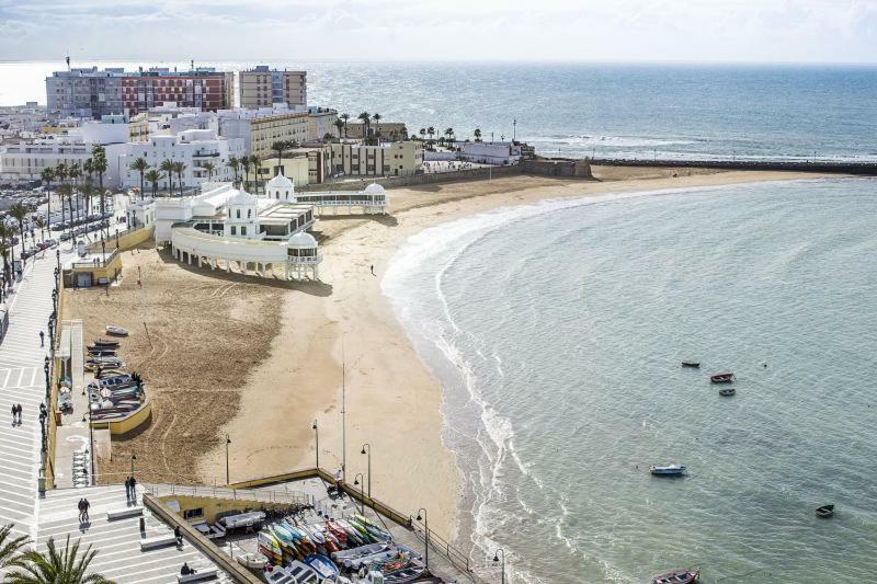 Caleta Beach Cadiz Exterior photo